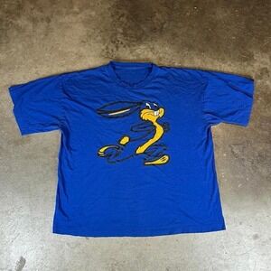 Vintage 90s San Diego state blue rabbit cotton t-shirt Size men's XL